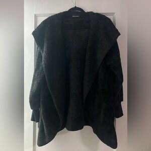 Zenana Outfitters Black Teddy Jacket